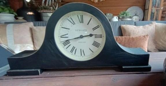 Newgate Engelse tafelklok, pendule, stil uurwerk, Ophalen of Verzenden
