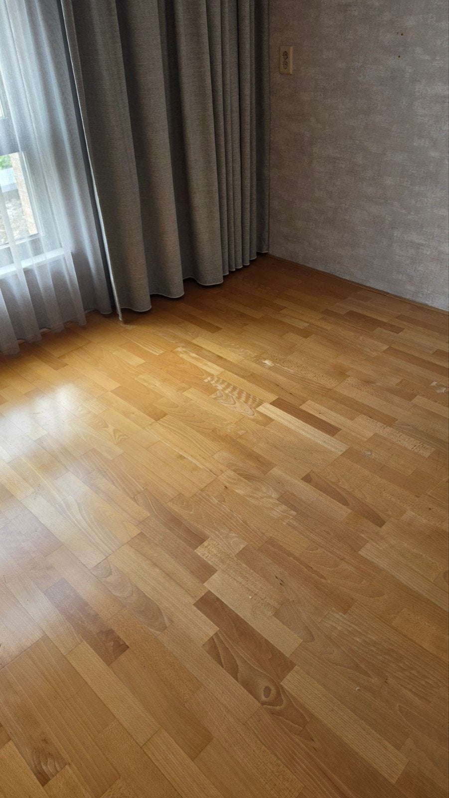 Mooie beuken parket vloer - 39m², Gebruikt, 10 m² of meer, 10 tot 30 cm, Hout