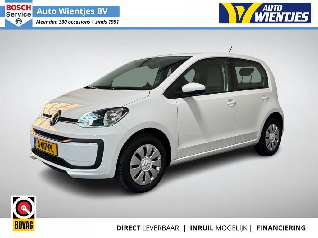 Volkswagen Up! 1.0 Move Up! | BlueM 5-Drs | Airco, Auto's, Volkswagen, 65 pk, Gebruikt, 4 stoelen, Start-stop-systeem