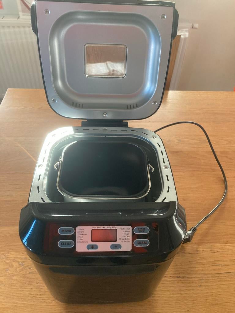 Inventum Broodbakmachine - Zelf brood bakken, Met timer, Ophalen of Verzenden, Zo goed als nieuw, 400 tot 800 gram deeg