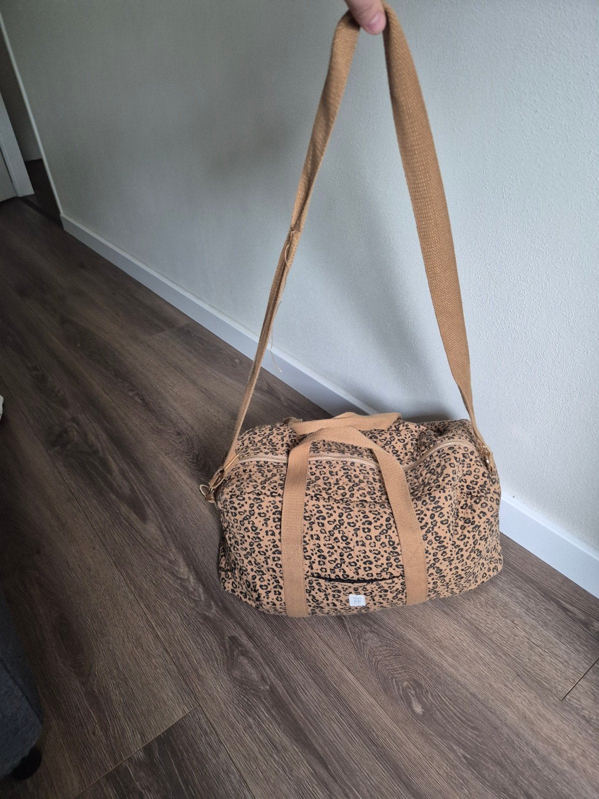 luiertas / baby tas van petit filippe, Verzorgingstas, Bruin, Ophalen of Verzenden, Extra vakken