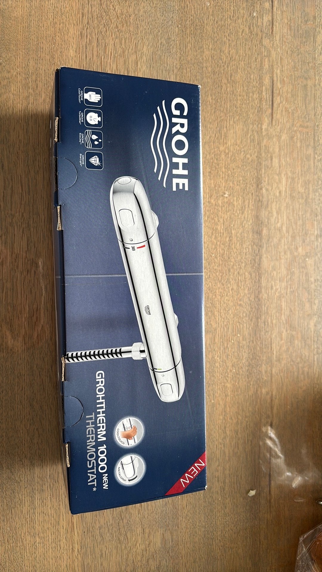 Grohtherm 1000new thermostat, Doe-het-zelf en Verbouw, Ophalen of Verzenden, Nieuw, Chroom, Kraan