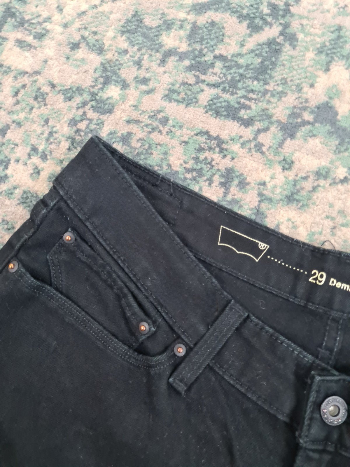 Levi's mid rise skinny W29 L34 WMN Tulsi2934 Zwart, Zwart, Ophalen of Verzenden, Zo goed als nieuw, W28 - W29 (confectie 36)