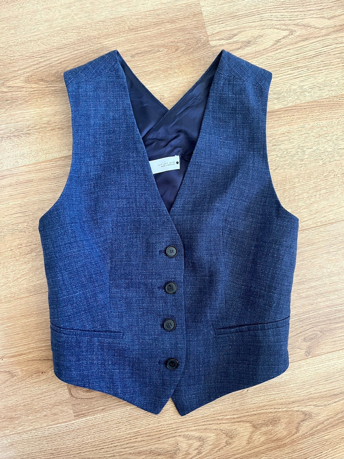 Zara gilet NIEUW, Blauw, Nieuw, Ophalen of Verzenden, Maat 36 (S)
