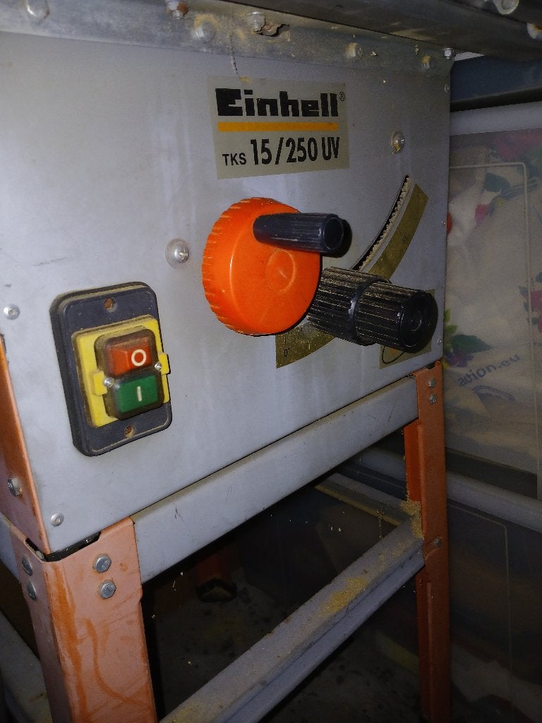 Zaagtafel Einhell 15/250UV, Doe-het-zelf en Verbouw, Ophalen, Gebruikt, Cirkelzaag, 30 tot 70 mm