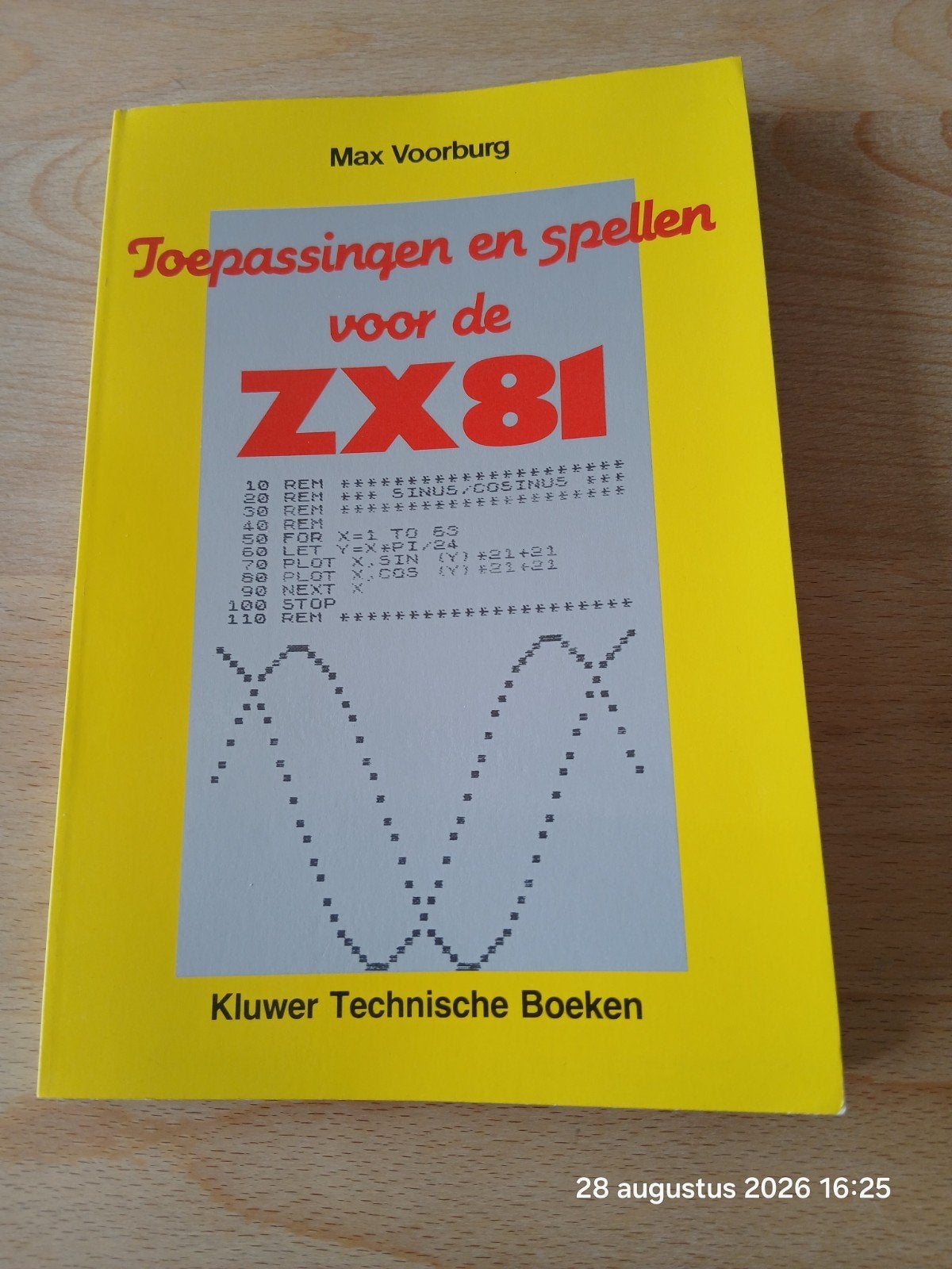 zx81 toepassingen en spellen, Software, Ophalen of Verzenden, Zo goed als nieuw, Max Voorburg
