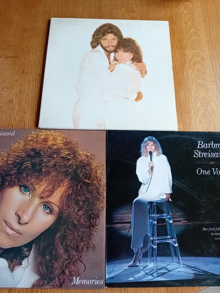 Barbra Streisand LP set: Memories, Guilty, One Voice, Cd's en Dvd's, Vinyl | Pop, Gebruikt, 1980 - 1989, 12 inch, Ophalen of Verzenden