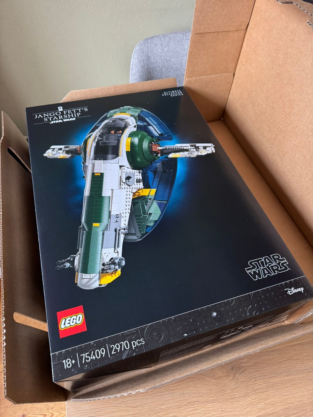 Nieuw ongeopende LEGO Star Wars 75409 Jango Fetts Space Ship, Star Wars, Lego, Nieuw, Ophalen of Verzenden