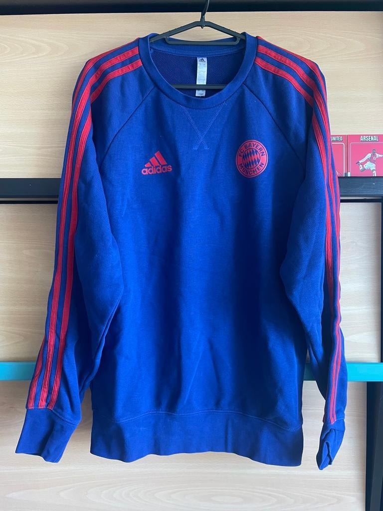 Bayern Munchen Adidas Trainingstrui Blauw Maat S, Blauw, Ophalen of Verzenden, Zo goed als nieuw, Adidas