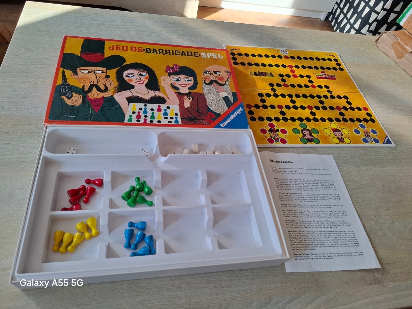 Vintage Ravensburger Barricade Spel - Compleet, Hobby en Vrije tijd, Gezelschapsspellen | Bordspellen, Ophalen of Verzenden, Ravensburger