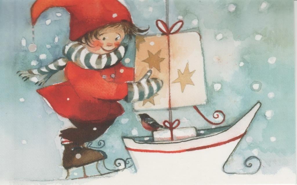 Aland Kerstkaart (2025)., 1980 tot heden, Nieuw, Prent, Buitenland