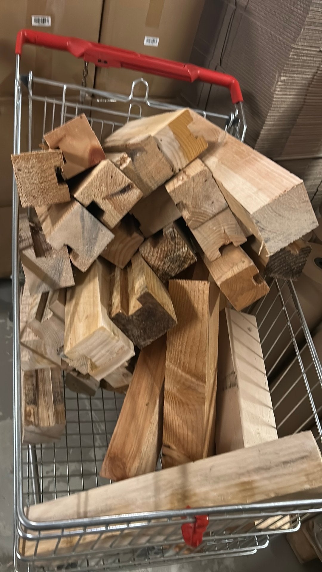 Grote partij balkjes voor in de logistiek of brandhout, Tuin en Terras, Minder dan 3 m³, Ophalen
