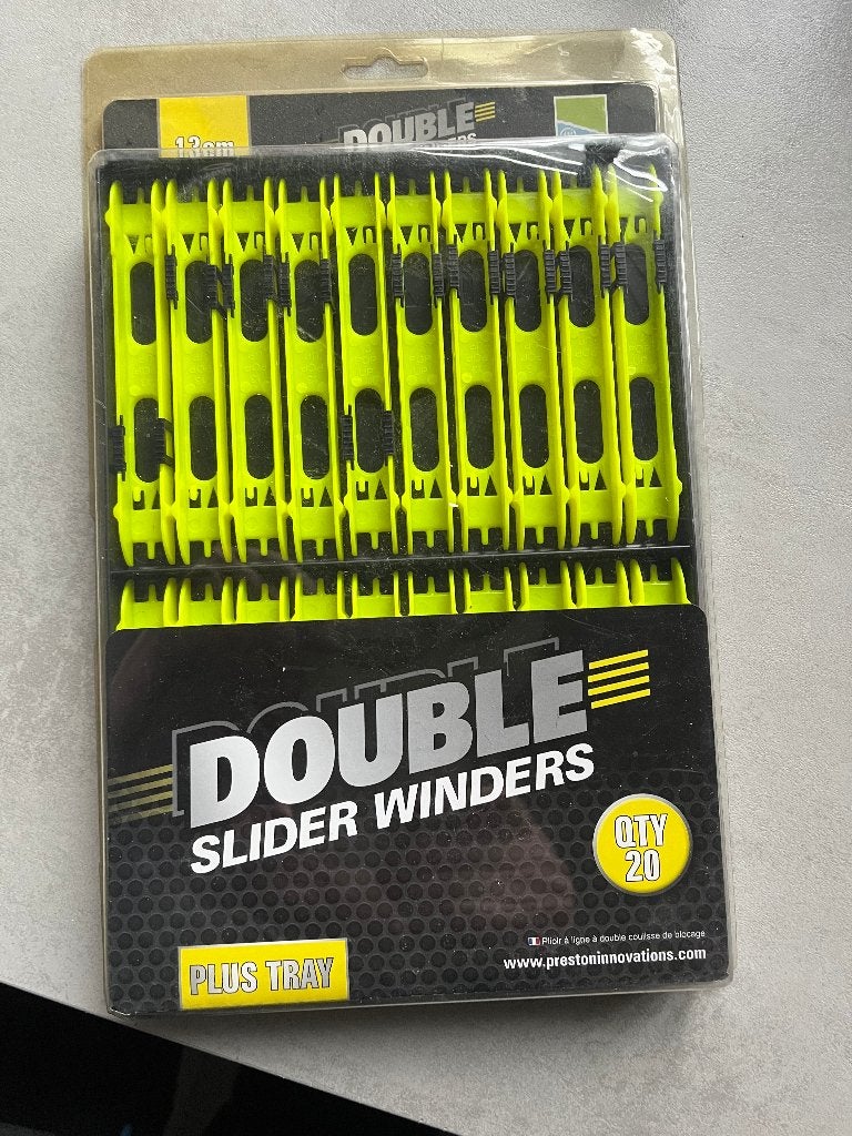 adv 186 / NIEUW 1 set double slider winders PRESTON 13cm, Watersport en Boten, Ophalen of Verzenden, Nieuw, Overige typen