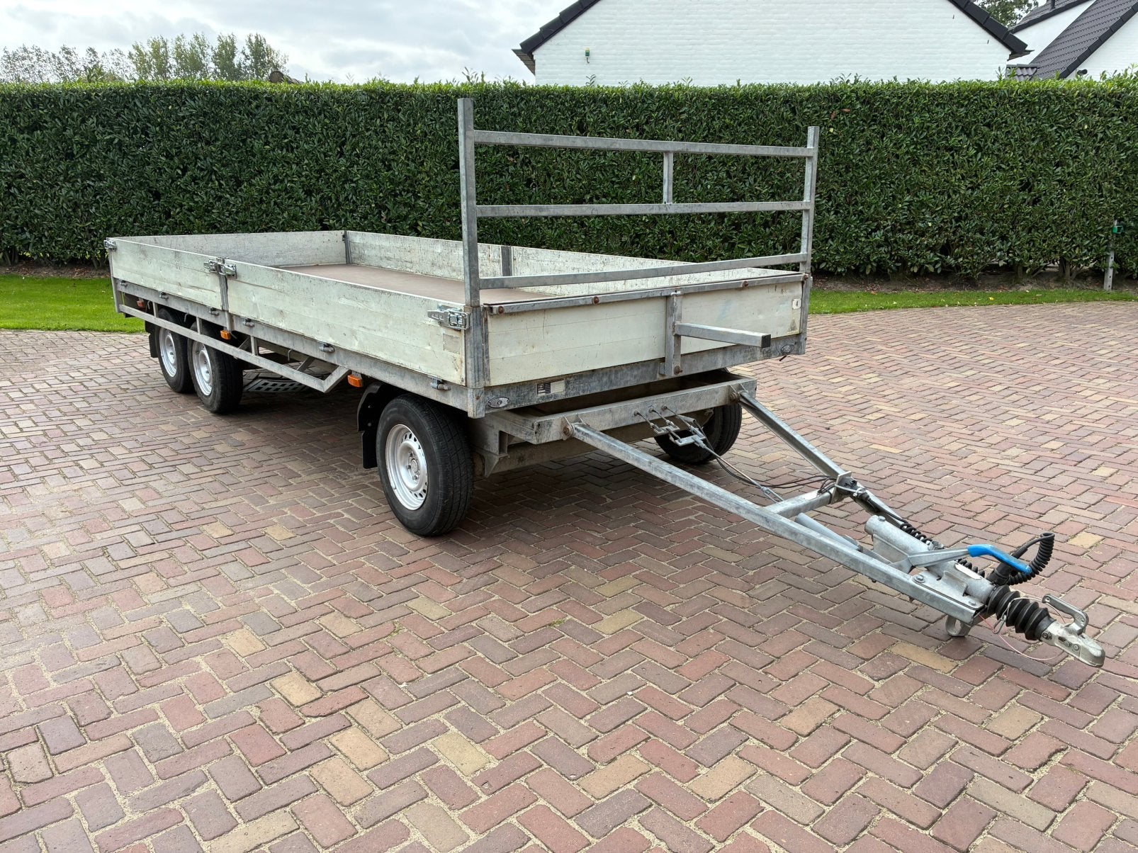 Hapert 3assige schamelaanhanger 505 x 206cm 3500kg, Ophalen of Verzenden, Gebruikt