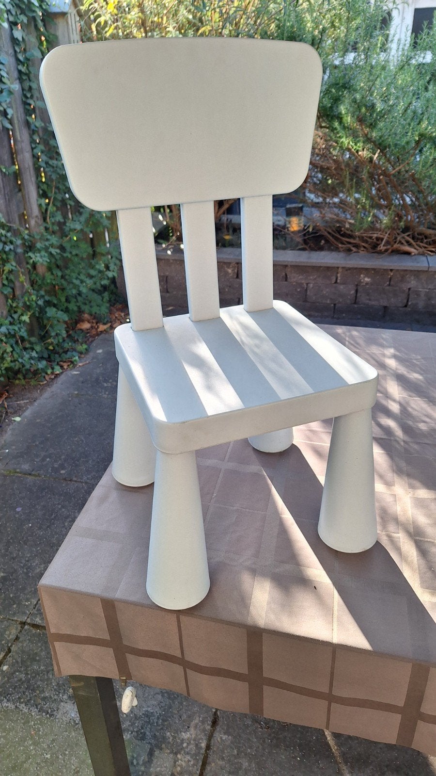 IKEA Mammut kinderstoel - licht blauw, Ophalen of Verzenden, Zo goed als nieuw, Stoel(en)