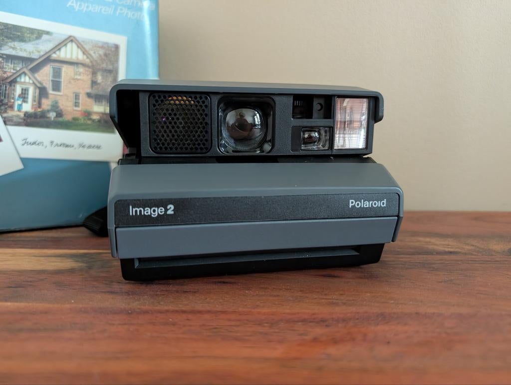 Polaroid Image 2 Instant Camera - Vintage Direct Print, Audio, Tv en Foto, Fotocamera's Analoog, Ophalen of Verzenden, Zo goed als nieuw