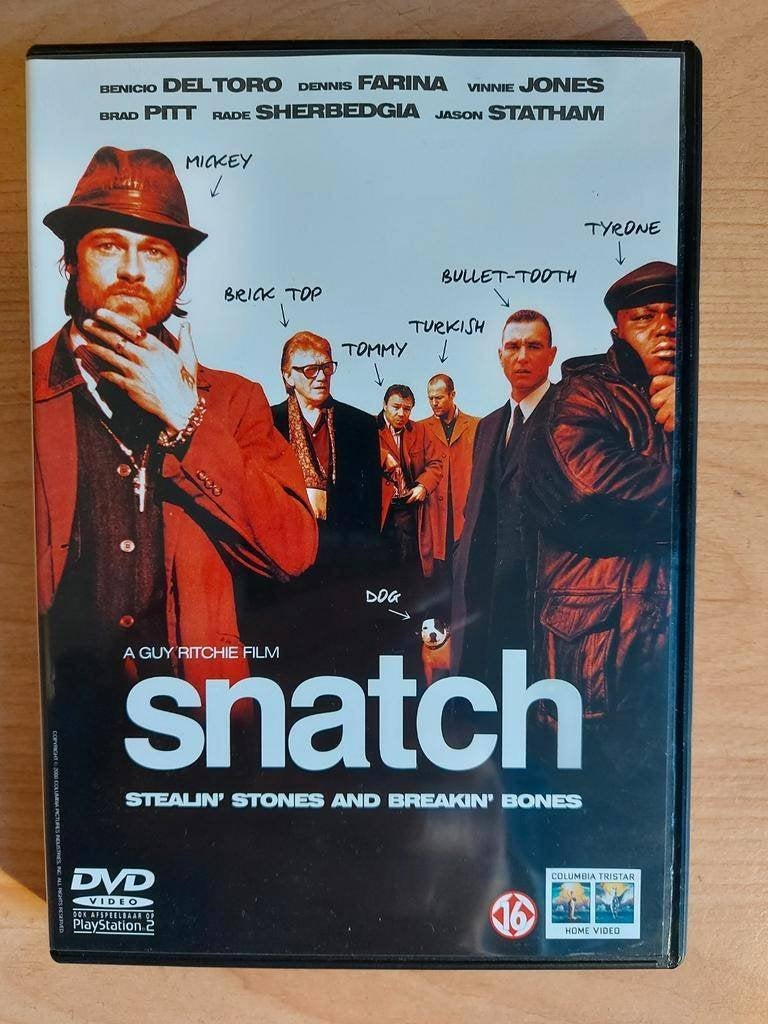 Snatch - Jason Statham Brad Pitt gangster classic, Alle leeftijden, Ophalen of Verzenden, Zo goed als nieuw