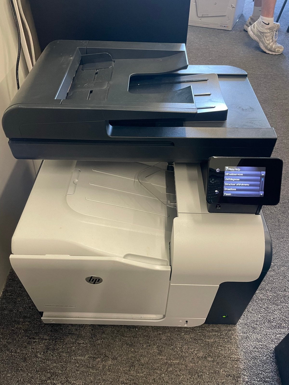 HP LaserJet Pro 500 color MFP M570dn - Geen cartridges, Computers en Software, Printers, Ophalen, Gebruikt, Faxen, All-in-one