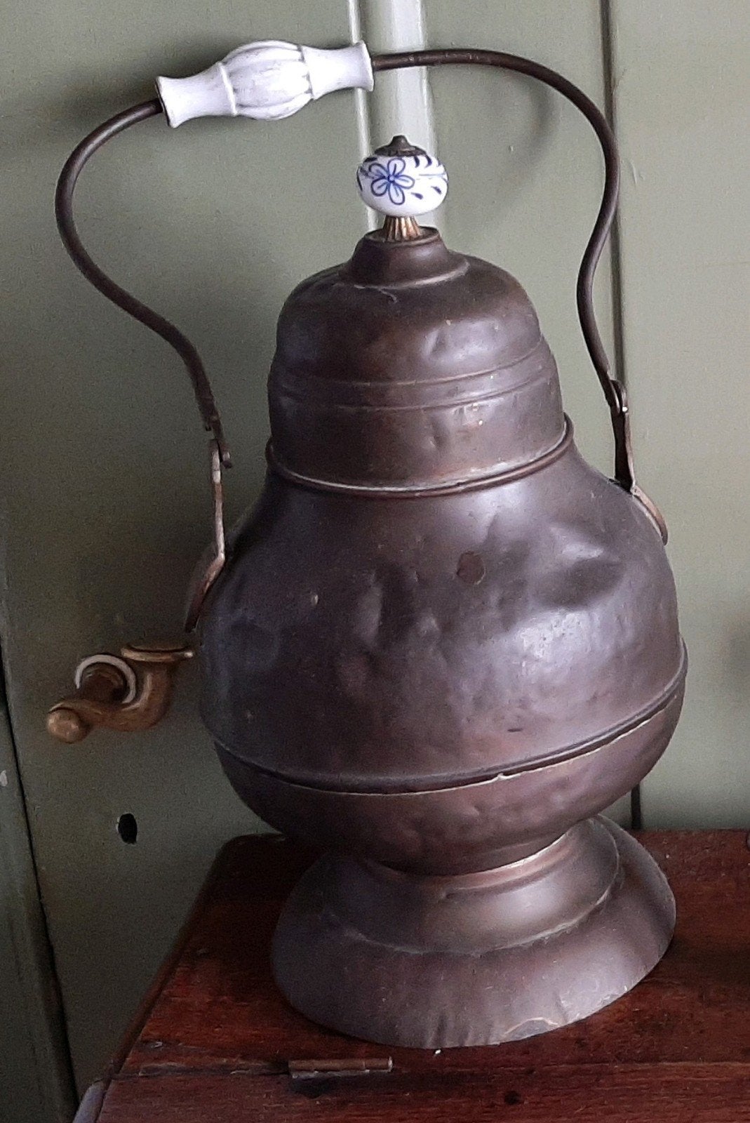 Antieke koperen doofpot, Antiek en Kunst, Antiek | Koper en Brons, Ophalen, Koper
