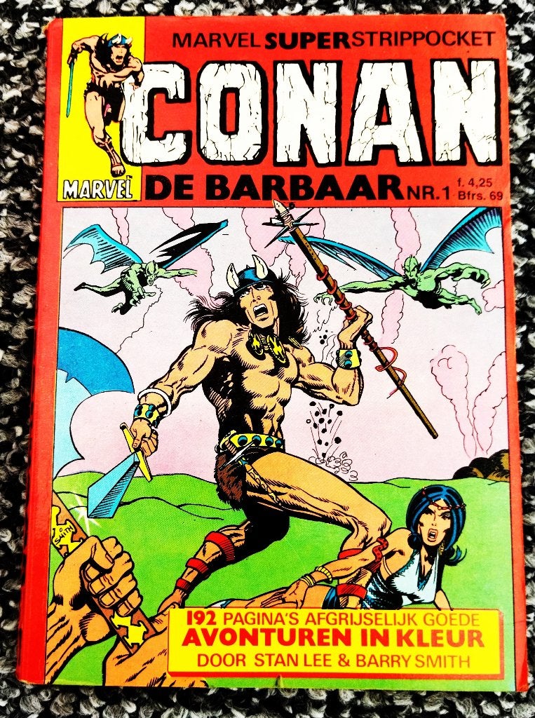 Conan. 4 Complete pockets strips, maar heel,heel erg gelezen, Complete serie of reeks, Ophalen of Verzenden, Gelezen, Amerika