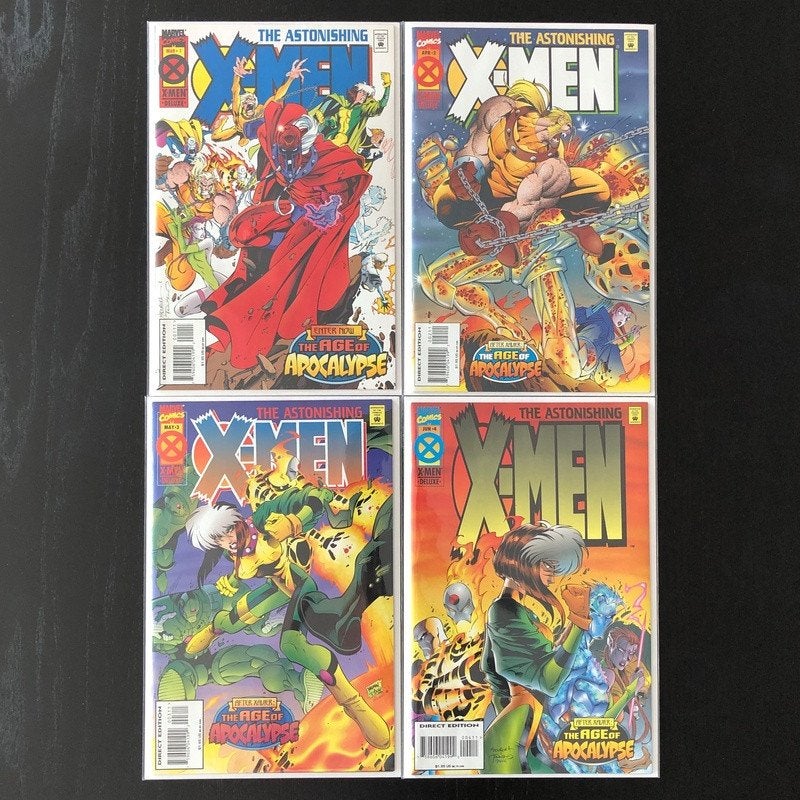Astonishing X-Men Vol.1 #1 t/m 4 Complete Set (1995), Amerika, Marvel Comics, Complete serie of reeks, Ophalen of Verzenden