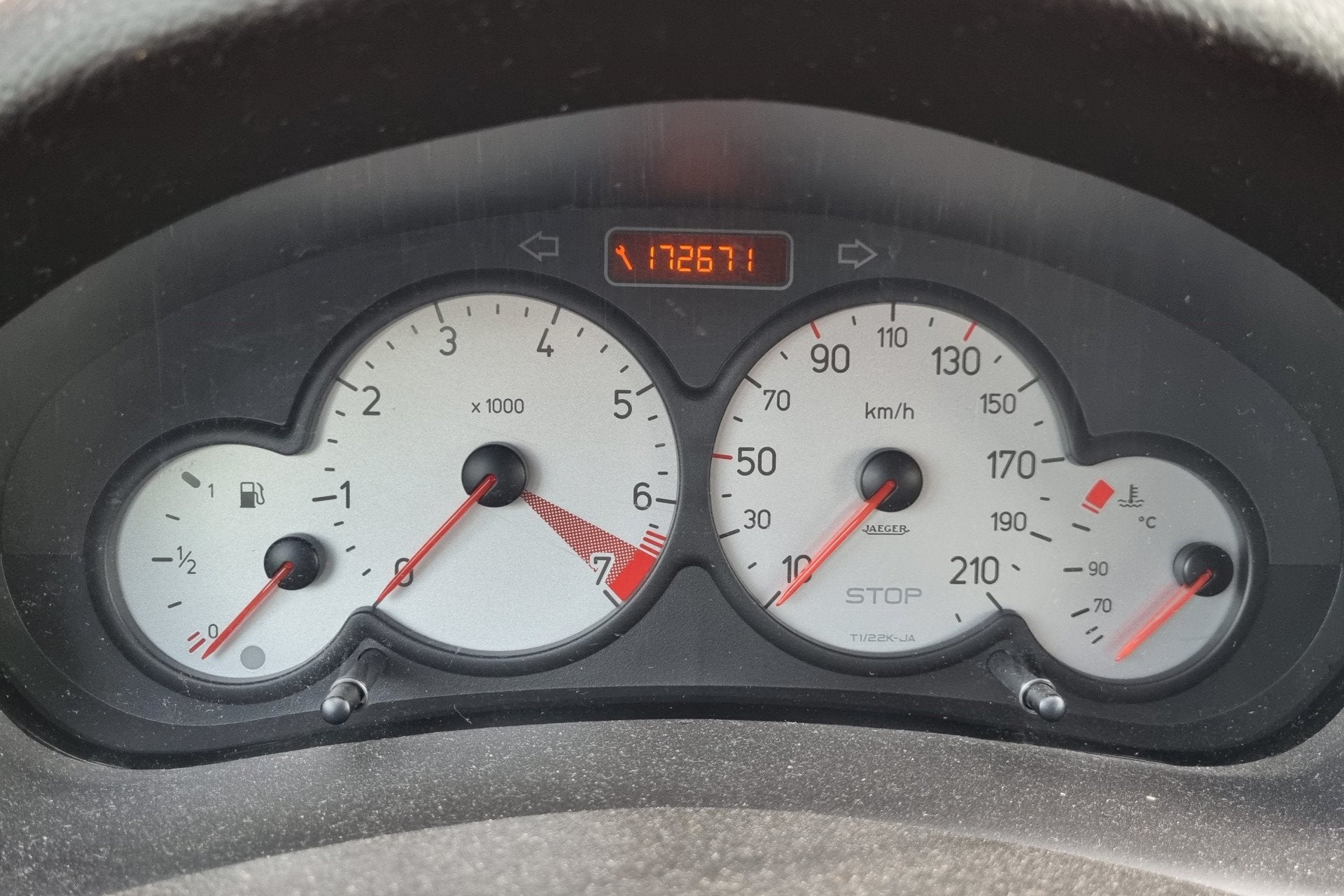 Peugeot 206 1.4 Air-line 2, Origineel NL, APK t/m 10-27, Air, Voorwielaandrijving, Stof, 31 €/maand, 4 cilinders
