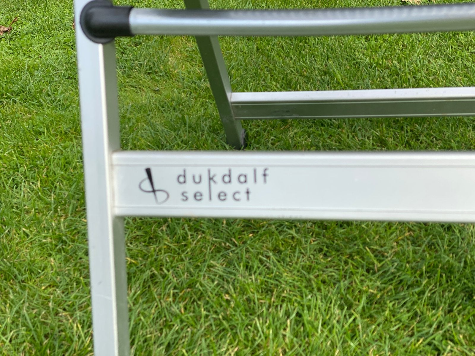4x Dukdalf Select Campingstoel met voetenbankje, Ophalen, Gebruikt, Campingstoel