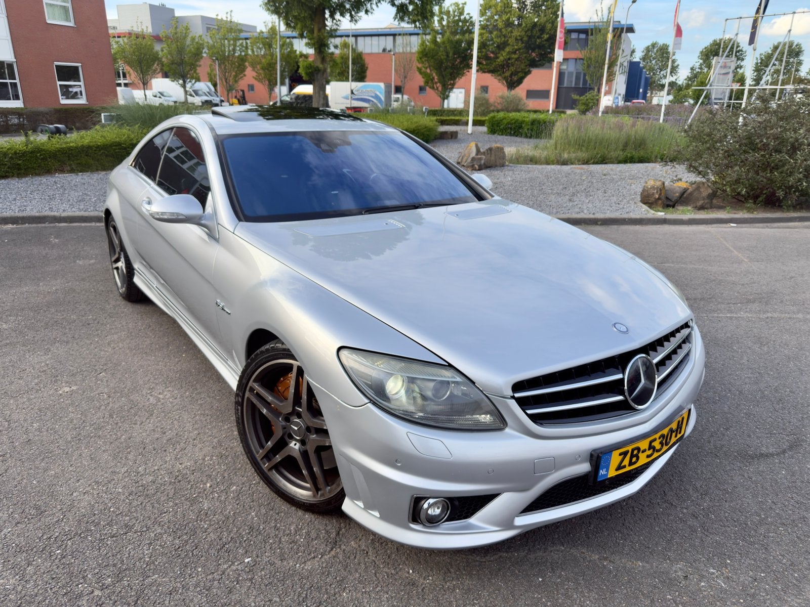 MERCEDES BENZ  CL63 AMG V8 525PK/AUT/LEDER/SCHUIFDAK/ LPG G3, 2046 kg, 4 stoelen, 129 €/maand, 6209 cc
