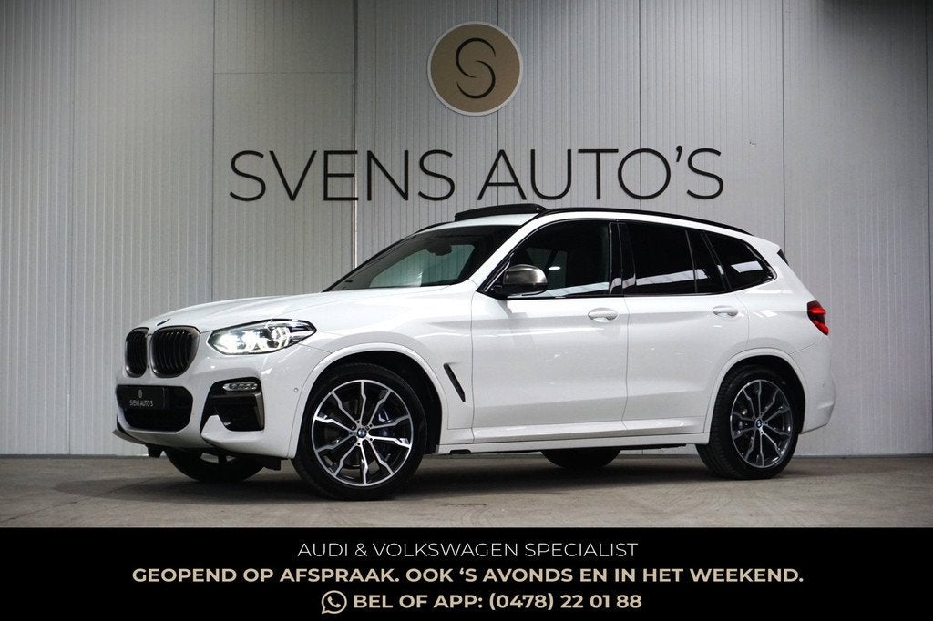 BMW X3 M40i xDrive Panodak|Trekhaak|HUD|LED|HiFi, Auto's, BMW, Automaat, Gebruikt, 2000 kg, Wit