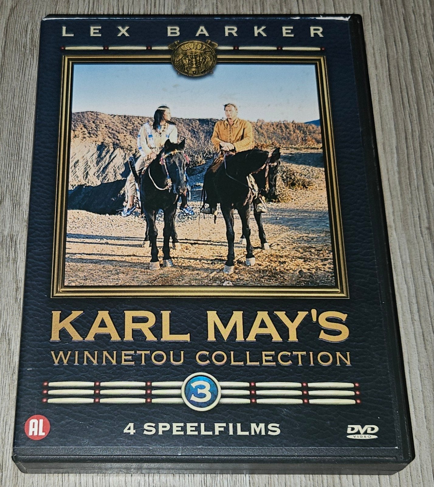 Karl May's Winnetou Collection 3 - 4 Speelfilms DVD, Cd's en Dvd's, Gebruikt, Alle leeftijden, Nederlands, Duits