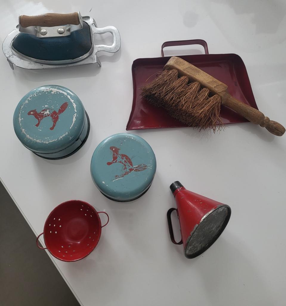 Te koop vintage lotje miniatuur speelgoed, Ophalen of Verzenden