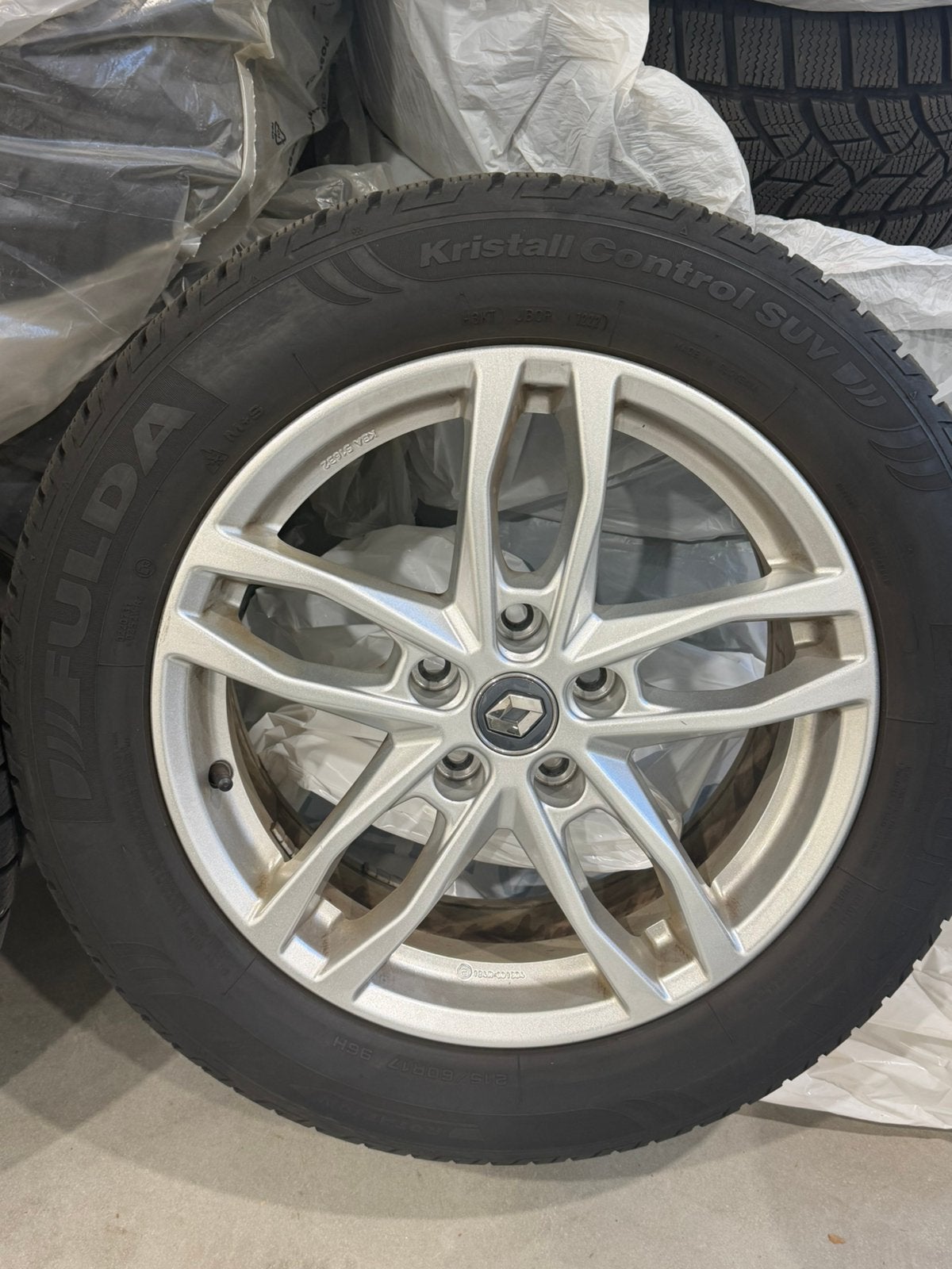 Orginele Renault captur velgen 17 inch fulda winterbanden, Ophalen, Banden en Velgen, 17 inch, Winterbanden