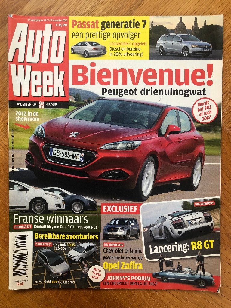 Autoweek nr. 44 2010 *, Nieuw, Ophalen of Verzenden, Autoweek, Algemeen