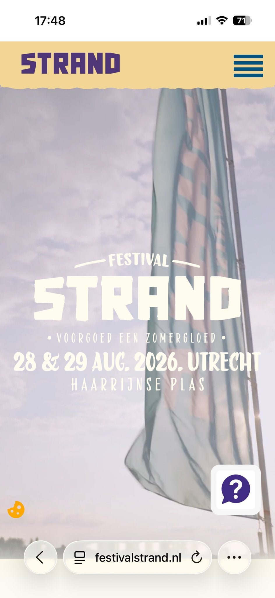 Festival Strand zaterdag 29 aug 2026, Drie personen of meer