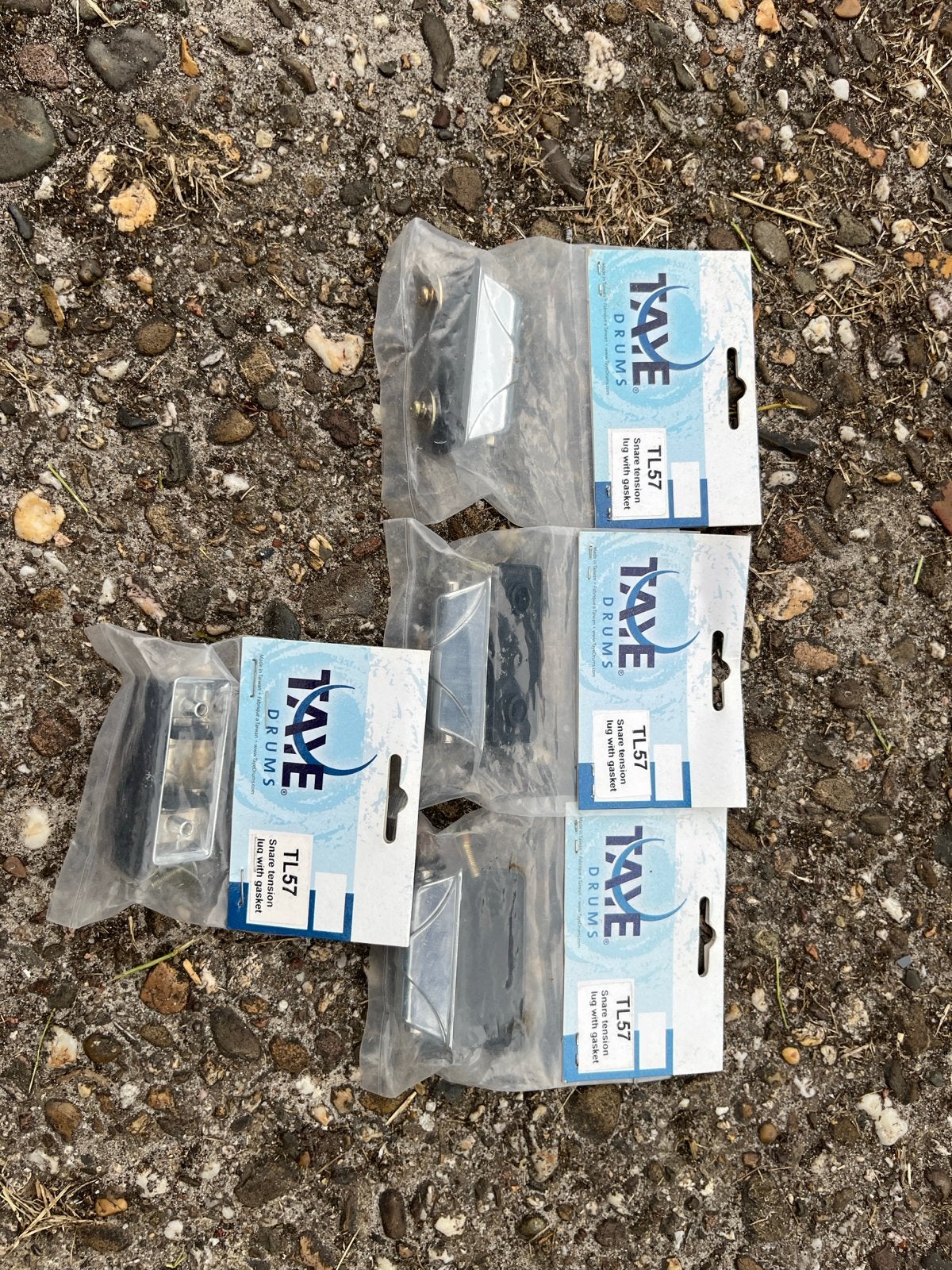 Taye Drums TL57 Snare Tension Lugs met pakking (4 stuks), Muziek en Instrumenten, Drumstellen en Slagwerk, Verzenden, Nieuw, Overige merken