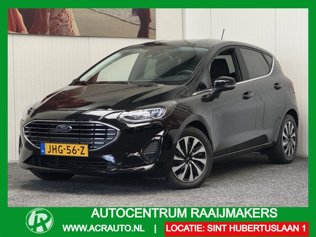 Ford Fiesta 1.0 ECOBOOST TITANIUM X AUTOMAAT CRUISE CONTROL, Stof, Zwart, 1064 kg, Zwart