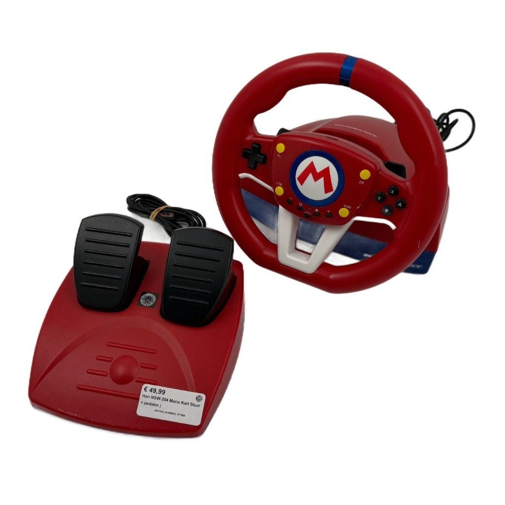 Hori NSW-204 Mario Kart Stuur + pedalen | Switch, Toulonselaan 72, Ophalen of Verzenden, Switch, USED PRODUCTS DORDRECHT
