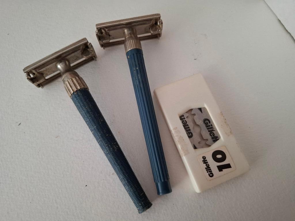 Gillette scheermes en mesjes, Verzenden, Gebruikt, Gehele gezicht