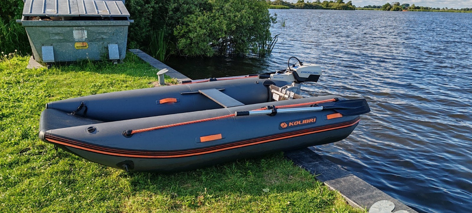 Kolibri KM-300CM opblaasboot met ePropulsion Spirit 1.0 Plus, Airdeck, Elektrisch, Inclusief motor, Ophalen of Verzenden