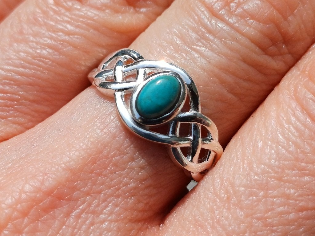 Vanoli 925 zilveren ring met turquoise maat 17,5, Daiva1973@hotmail.com, Vanoli, Blauw, Amsterdam