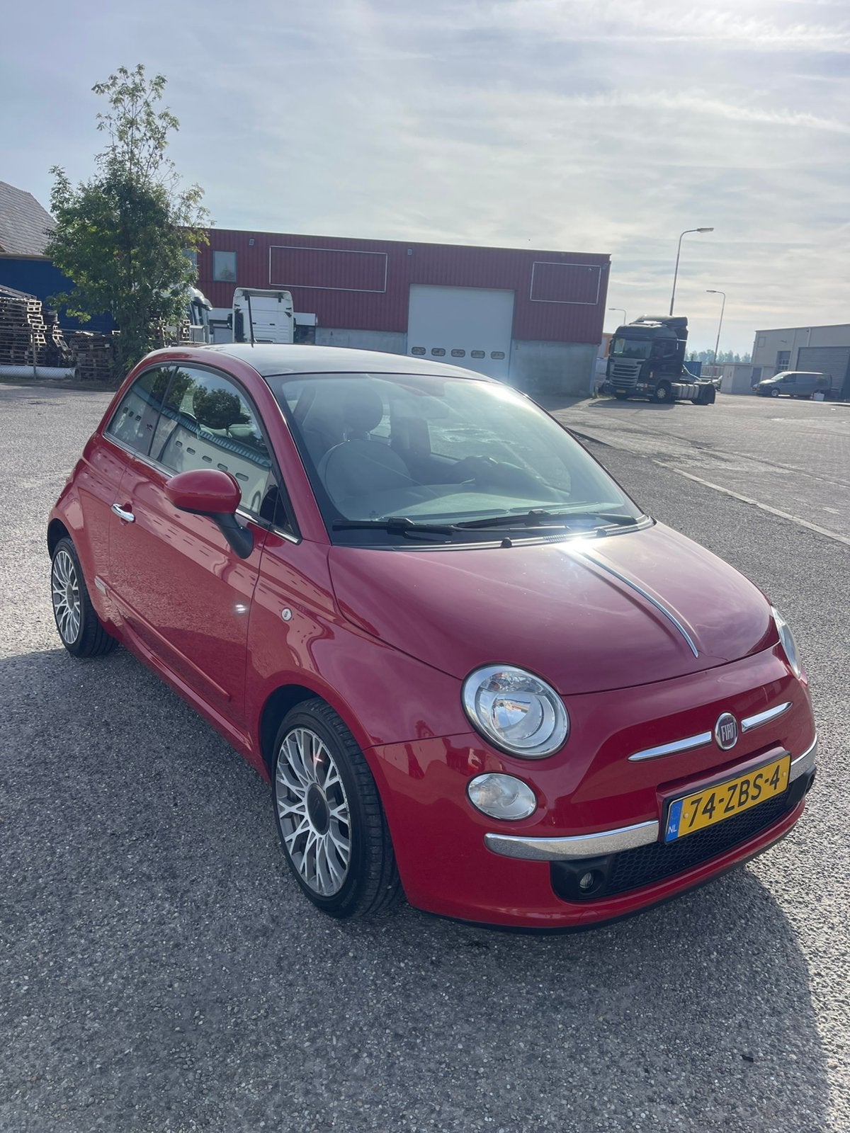 Foto 3 van Fiat 500 0.9 85pk Twinair Turbo 2012 Rood
