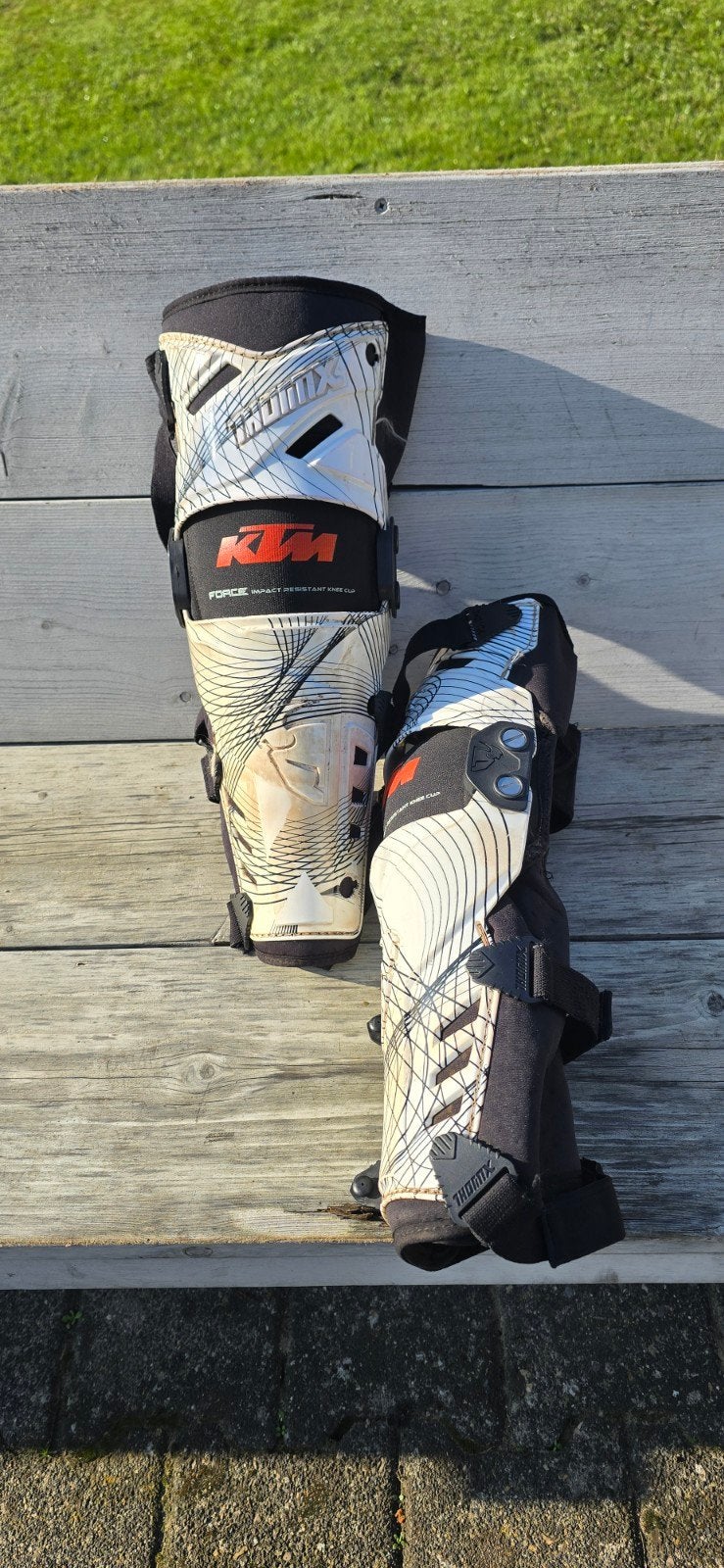 KTM Force Kniebeschermers - maat l/xl Motorcross/Enduro, Ophalen, Overige typen, Heren, KTM