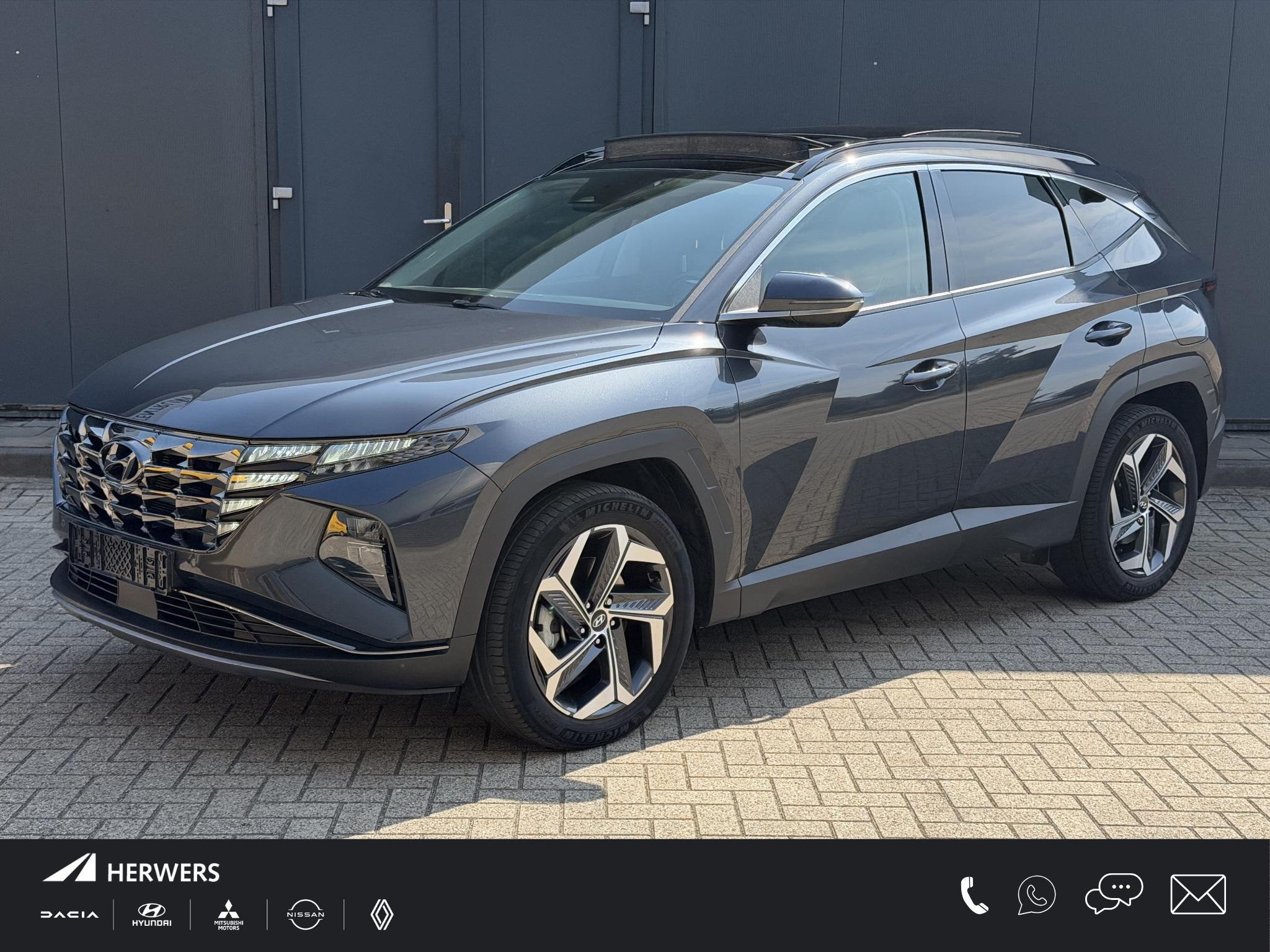 Hyundai Tucson 1.6 T-GDI HEV 230pk Premium Sky / Schuif Kant