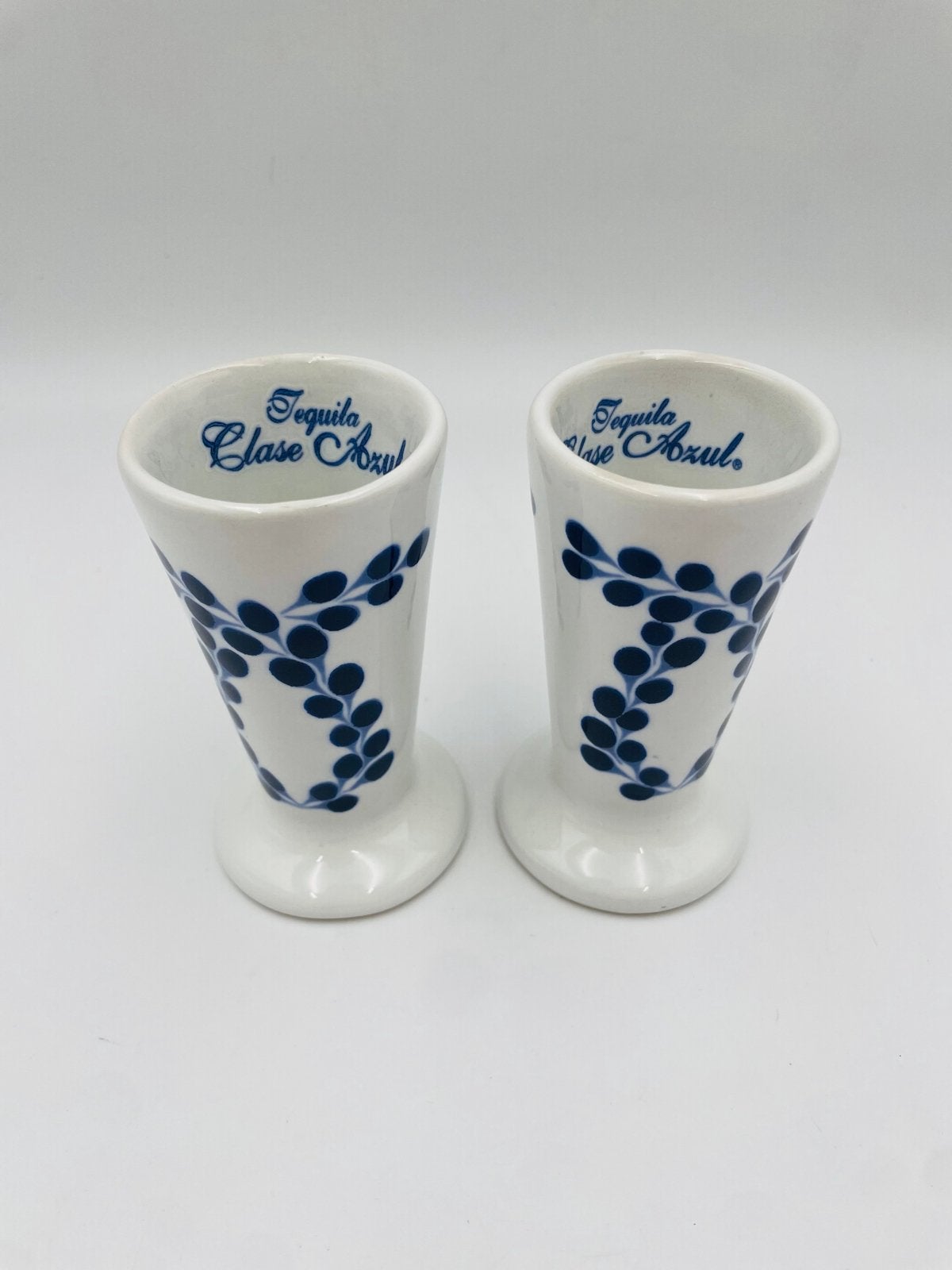 Clase Azul Tequila Snifter Glazen - Set van 2, Huis en Inrichting, Glas of Glazen, Overige merken, Keramiek, Ophalen of Verzenden