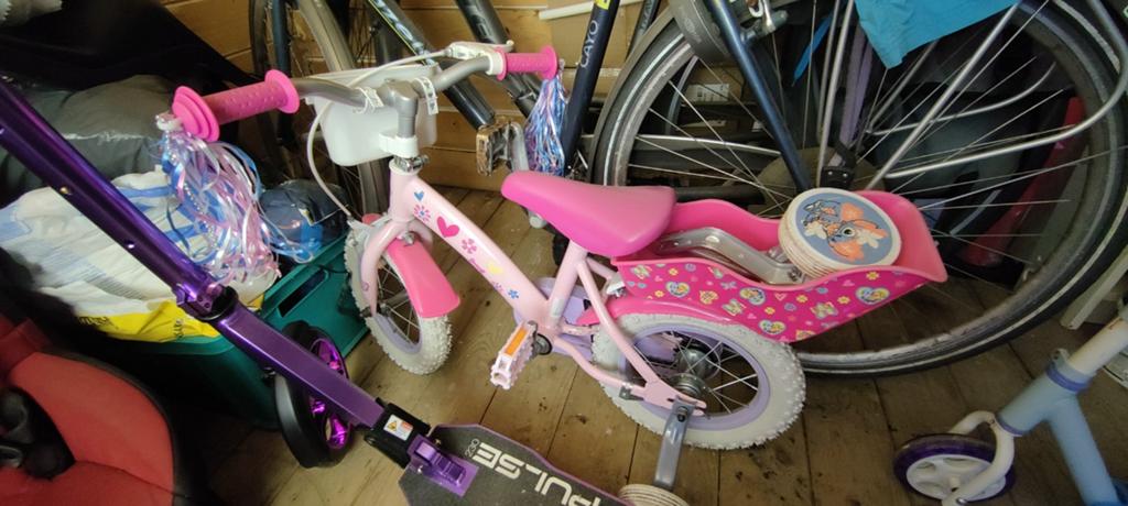 Paw Patrol kinderfiets.LEES TEKST, Ophalen of Verzenden, Gebruikt, Minder dan 16 inch, Zijwieltjes