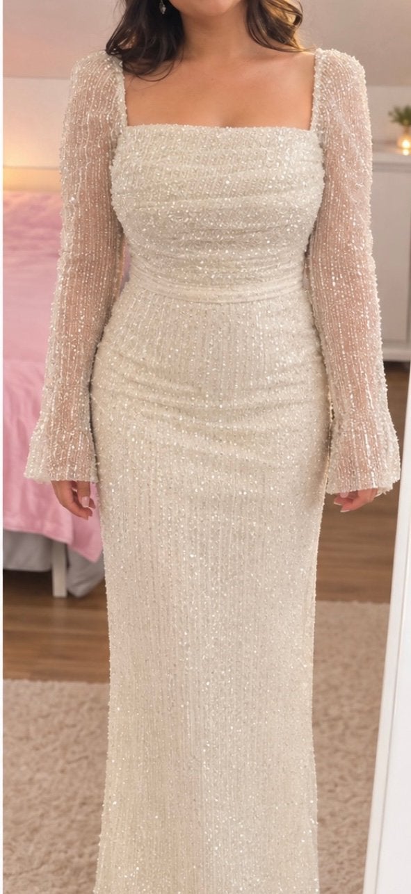 Nieuw Gala jurk, Kleding | Dames, Maat 38/40 (M), Galajurk, Beige, Nieuw
