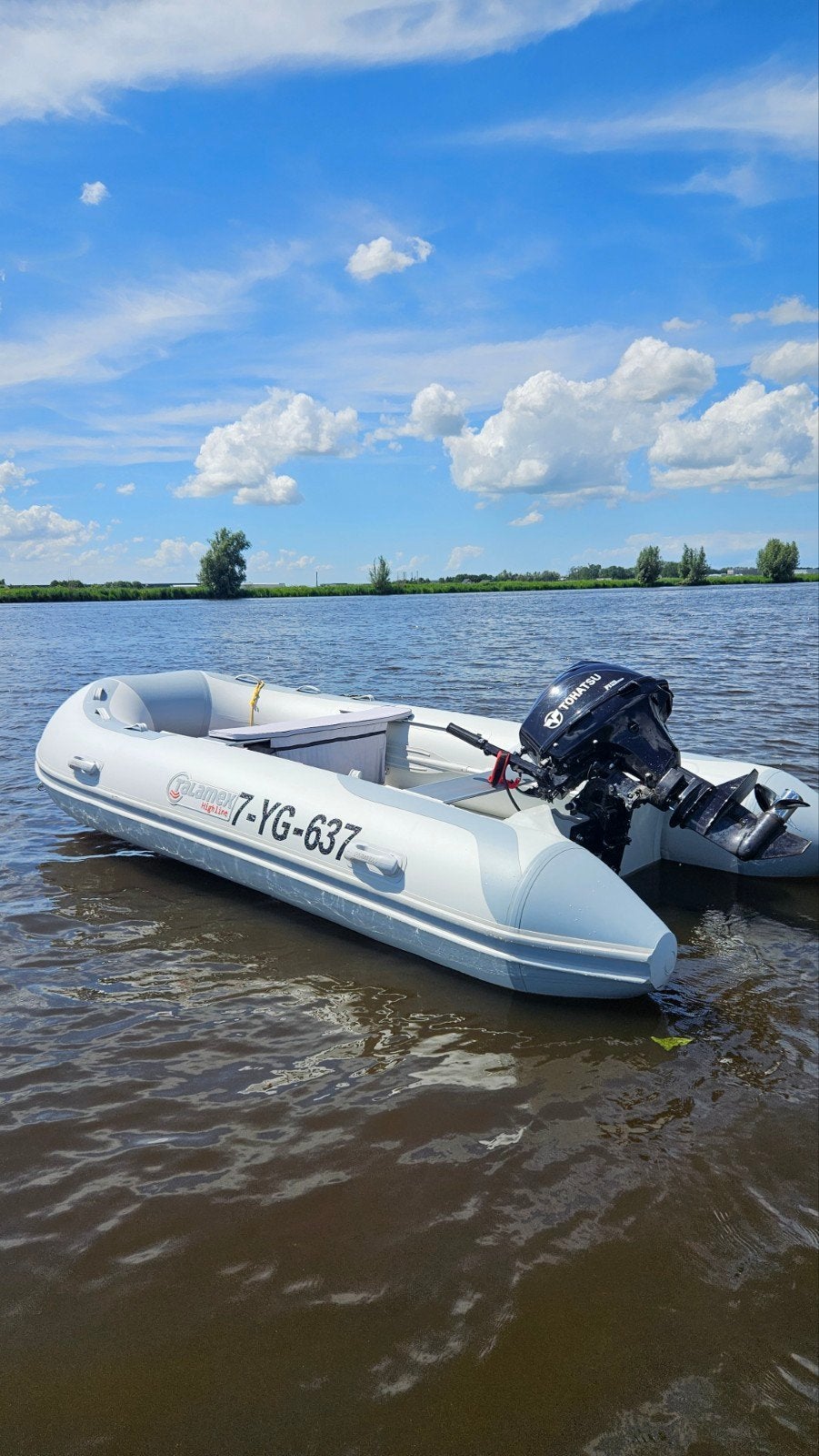 Talamex HLX400 + Tohatsu 9.9 pk (9 Uren)  + trailer- 2022!, Watersport en Boten, Rubberboten, Ophalen, Aluminium, Inclusief motor