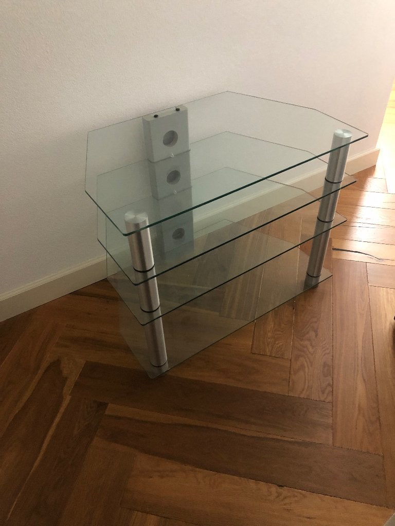 Tv meubel, Ophalen, Minder dan 100 cm, 25 tot 50 cm, Glas