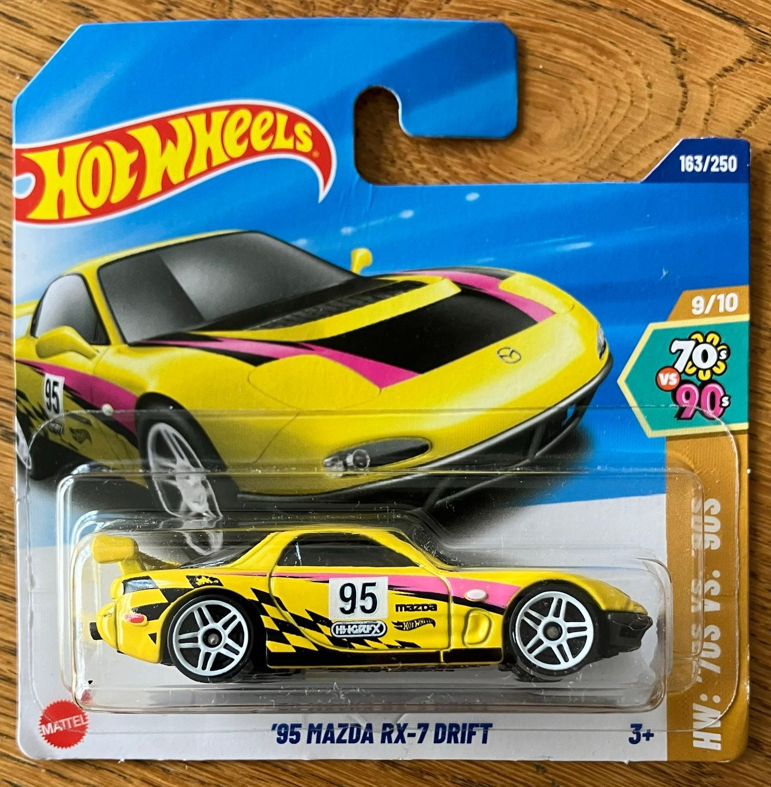 Hot Wheels '95 Mazda RX-7 Drift Hotwheels, Hobby en Vrije tijd, Modelauto's | Overige schalen, Ophalen of Verzenden, Nieuw, Auto