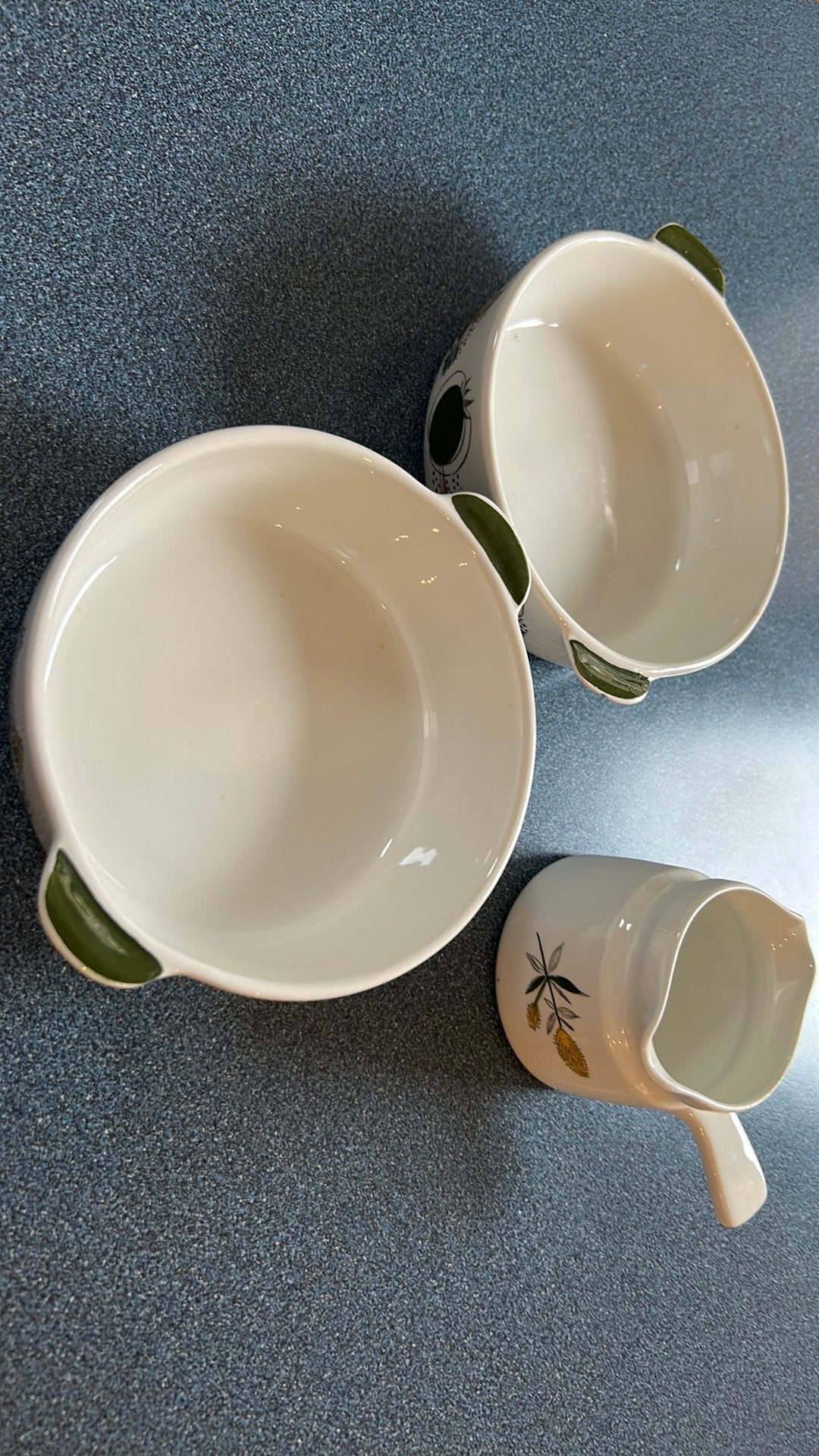 Rorstrand Verdura schaaltjes en Asa melkkannetje, Antiek en Kunst, Antiek | Servies los, Ophalen of Verzenden